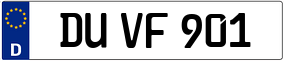 Truck License Plate